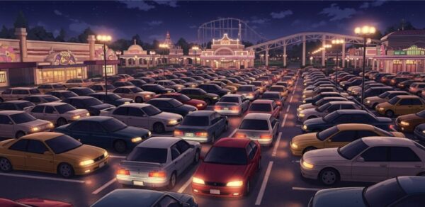 志摩スペイン村-花火2025-混雑