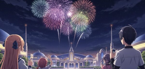志摩スペイン村-花火2025-混雑